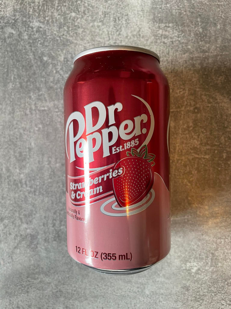 Dr Pepper Strawberries & Cream 355ml inkl. 25 Cent DPG Einweg Pfand