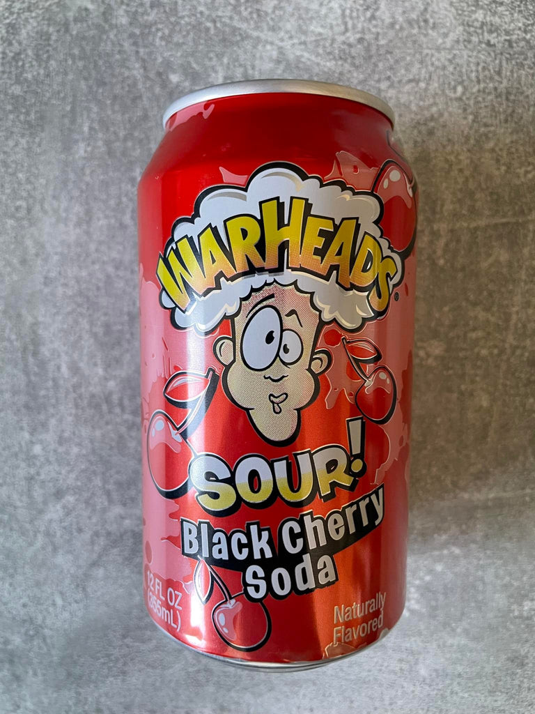 Warheads Sour Black Cherry Soda 355ml inkl. 25 Cent DPG Einweg Pfand